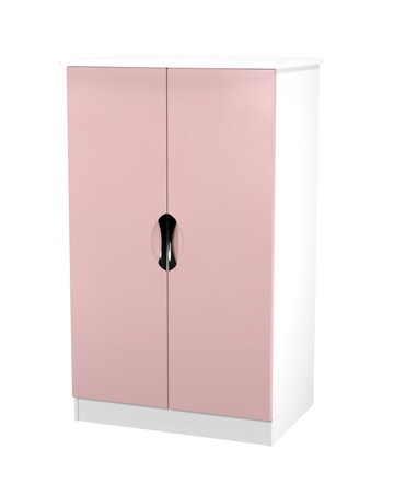 Haydn Ready Assembled 2 Door Midi Wardrobe - Kids