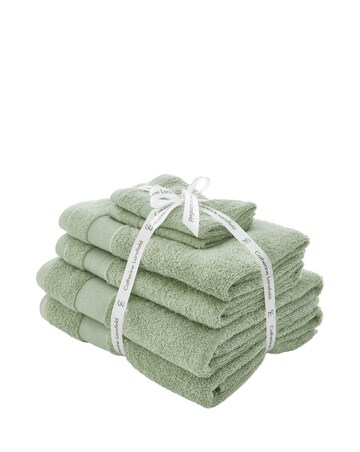 Catherine Lansfield Anti Bacterial 6 Piece Towel Bale