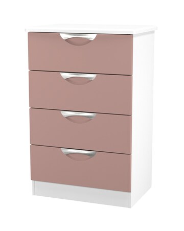 Haydn Ready Assembled 4 Drawer Midi Chest - Kids