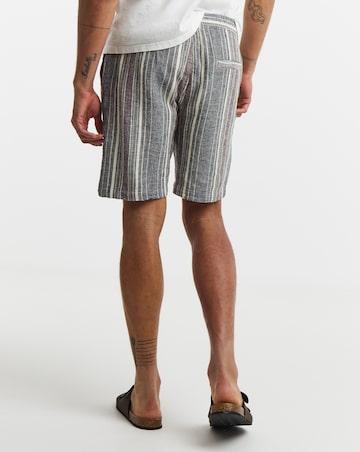 Textured Stripe Co-ord Short