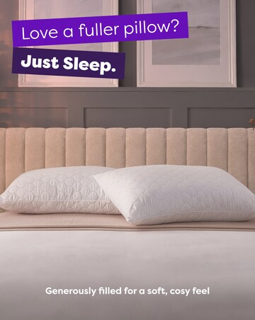 Slumberdown Just Sleep Firm Support Pillow 4 Pack