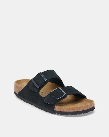 Birkenstock Classic Suede Arizona Sandals - Black