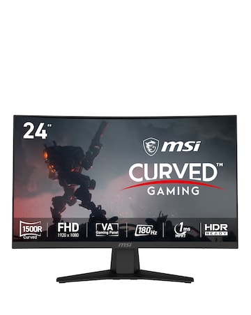 MSI MAG 244C 24in FHD 180Hz 1ms Curved Gaming Monitor