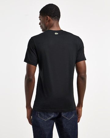 Lacoste Short Sleeve Croc T-Shirt - Black