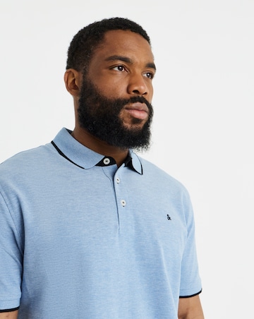 Jack & Jones Paulos Tipped Polo - Blue