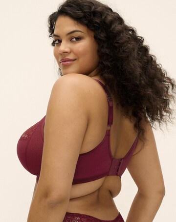 Elomi Tiernie Plunge Wired Bra Red