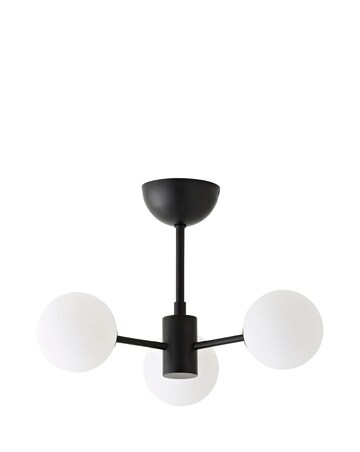 ValueLights Marlow Matte Black Multi Arm Ceiling Light