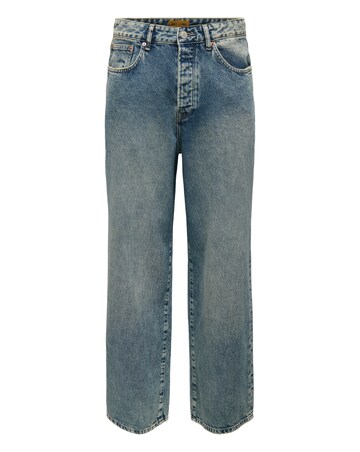 Only & Sons Remi Wide Fit Jeans - Medium Blue Denim