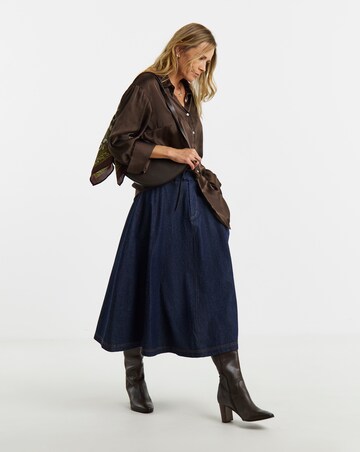 Satin Long Sleeve Shirt