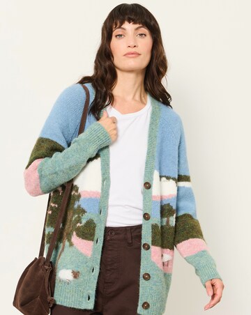 Fatface Landscape Cardigan
