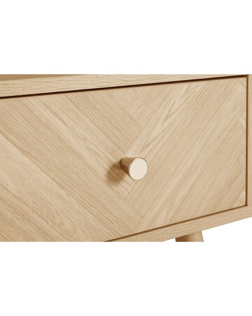 Herringford 1 Drawer Bedside Table