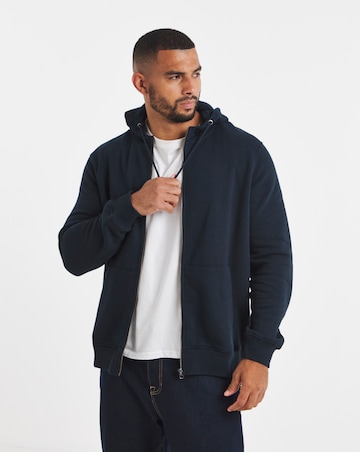 Full Zip Hoodie- Navy