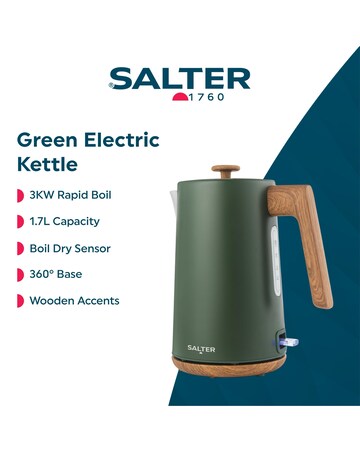 Salter Toronto Rapid Boil Kettle - Green