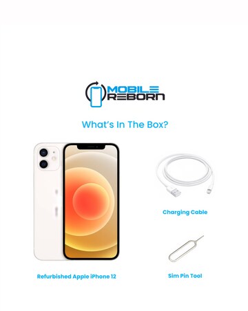 Refurbished Apple iPhone 12 64GB - White (Pristine Condition)