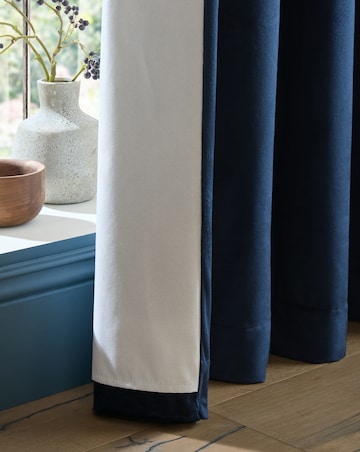 Catherine Lansfield Super Thermal Blackout Matt Velour Curtains