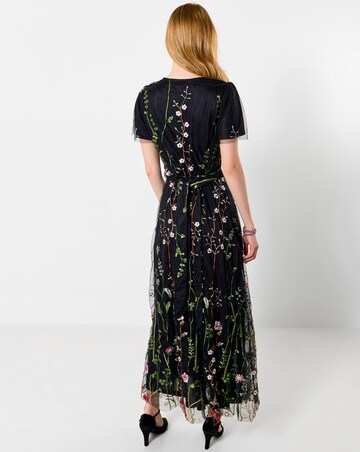 Joe Browns Dramatic Florals Embroidered Maxi Dress
