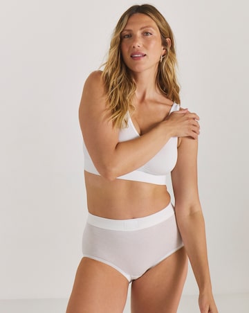 Sloggi (2 Pack) Cotton Double Comfort Maxi Knickers White