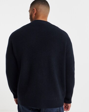 Fisherman Chunky Knitted Bomber