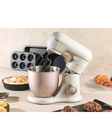 Salter Bakes 1300W Stand Mixer - Oatmeal