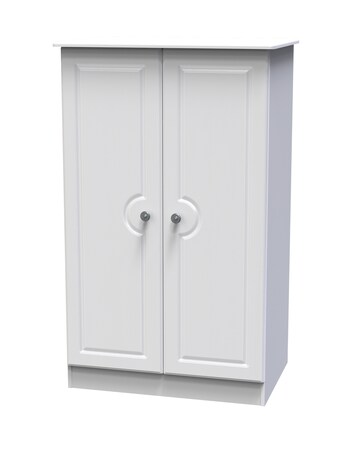 Peregrine Ready Assembled 2 Door Midi Wardrobe - Kids