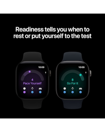 Apple Watch Series 12 GPS 42mm - Space Grey Aluminium/Navy Blue Sport Band - M/L