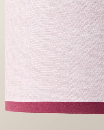 ValueLights Kiara Pink Woven Shade with Colour Match Inner Small