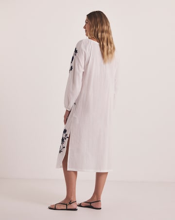 Joanna Hope Embroidered Beach Dress