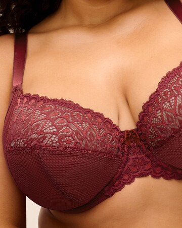 Elomi Tiernie Plunge Wired Bra Red