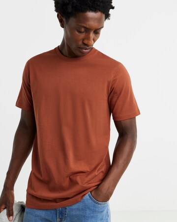 Pure Cotton Crew Neck T-Shirt Long