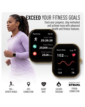 Reflex Active Nexus Silicone Strap Smart Watch - Cream