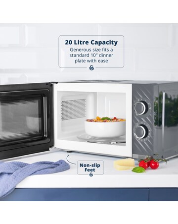 Swan Windsor Microwave Grey