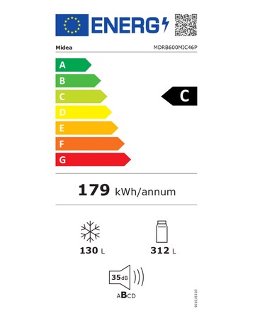 Midea Large Capacity Combi FridgFreez