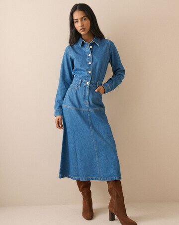 NOBODY'S CHILD LEE TENCEL MIDI DRESS
