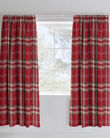 Catherine Lansfield Kelso Check Curtains
