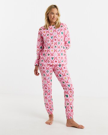 Pretty Secrets Christmas Print Pyjama Set