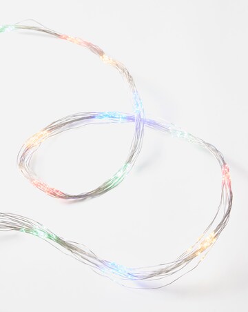 Multi Coloured Cascading Tree Lights