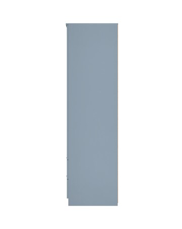 Humber Ready Assembled 2 Door 2 Drawer Mirrored Wardrobe - Kids