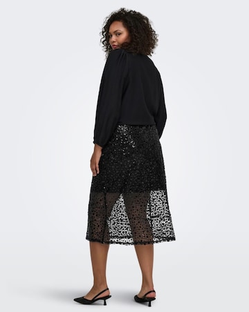 Only Sequin Midi Skirt