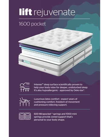 Silentnight Lift Rejuvenate 1600 Hybrid Mattress
