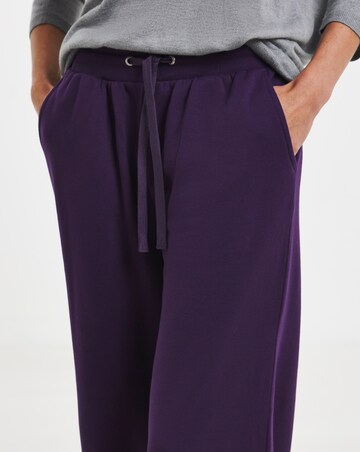 Plum Wide Leg Jogger