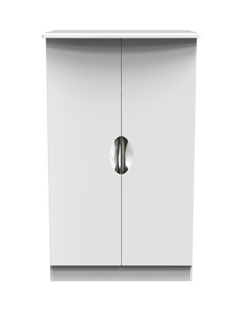 Haydn Ready Assembled 2 Door Midi Wardrobe - Kids