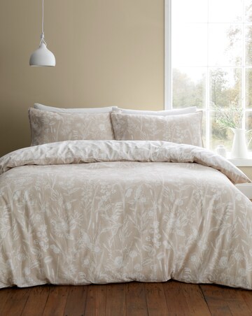 Bianca Brushed Floral Toile Duvet Cover Set