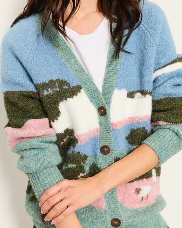 Fatface Landscape Cardigan