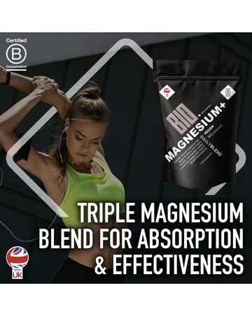 Bio-Synergy Magnesium + (Triple magnesium, Ashwagandha & B vitamins)