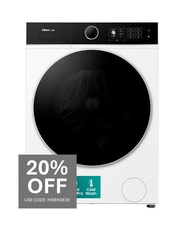 Hisense KitchenFit 5i Series WF5I9043BWFS 9kg Washing Machine - White
