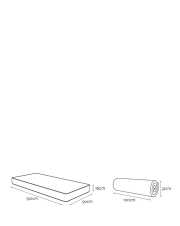 Jay-Be Bunk Pocket Sprung Childrens Mattress Single