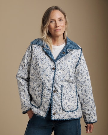Julipa Printed Pure Cotton Reversible Jacket
