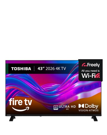 Toshiba 43UF2653DB 43in 4k Ultra HD Smart TV with Freely