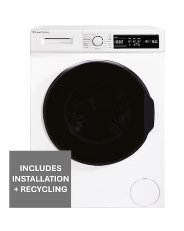 Russell Hobbs RH814W111W 8kg 1400rpm Washing Machine White + Install