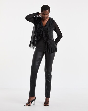 Retreat Pull On Coated Slim Jeggings